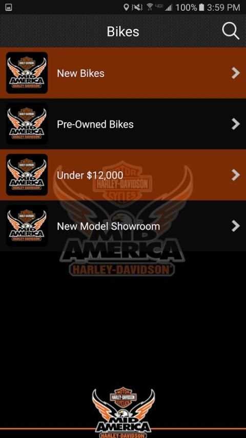 Mid America Harley-Davidson® скриншот 1