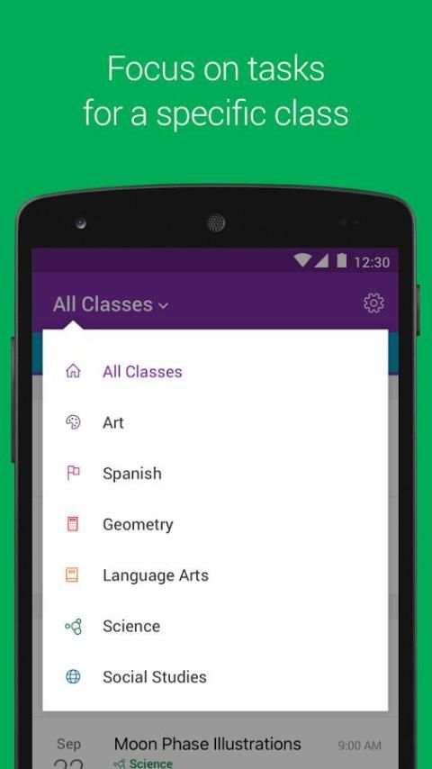 Microsoft Classroom screenshot 2