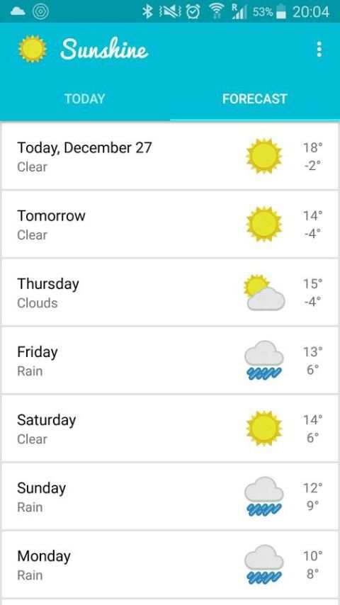 WeatherApp स्क्रीनशॉट 5