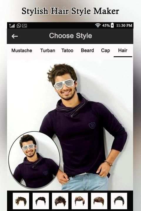 Boys Photo Editor screenshot 1