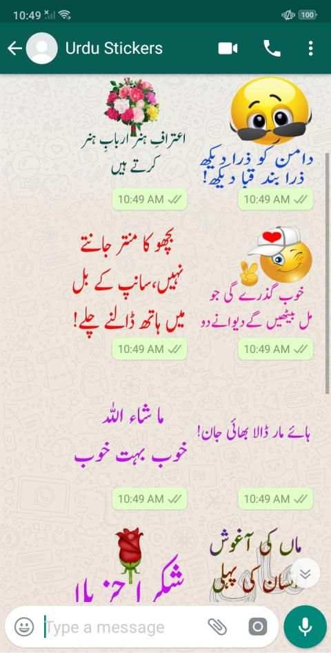 Urdu Stickers For Whatsapp screenshot 6