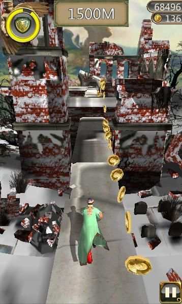 Snow Temple Run скриншот 1