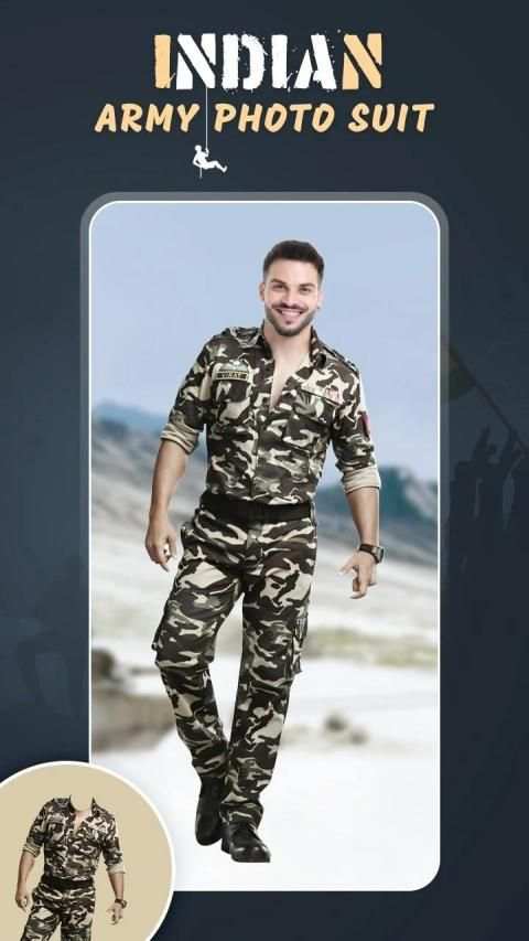 Indian Army Photo Suit - Commando Photo Suit स्क्रीनशॉट 3