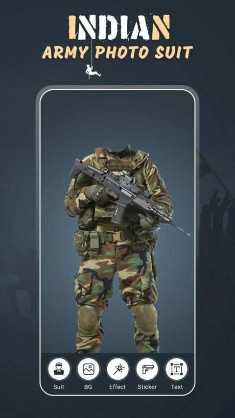 Indian Army Photo Suit - Commando Photo Suit स्क्रीनशॉट 1