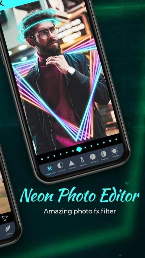 Neon Photo Editor 2020 - Editor Photo स्क्रीनशॉट 6