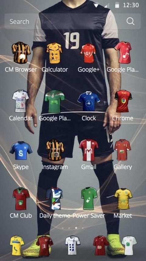 jersey soccer theme स्क्रीनशॉट 2