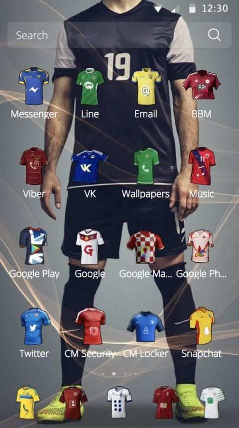 jersey soccer theme स्क्रीनशॉट 3