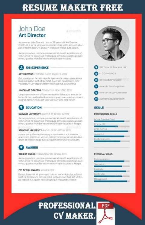 cv maker 2019 / Portfolio Maker 2019 Resume .PDF screenshot 2