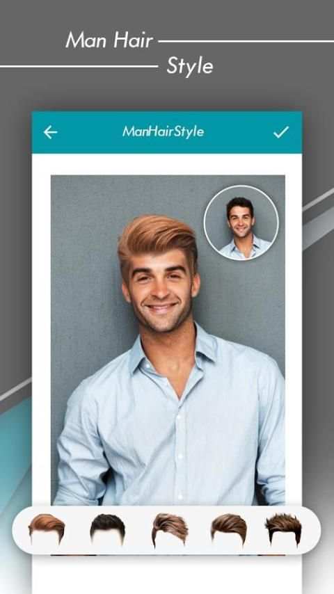 Men hairstyle set my face скриншот 4