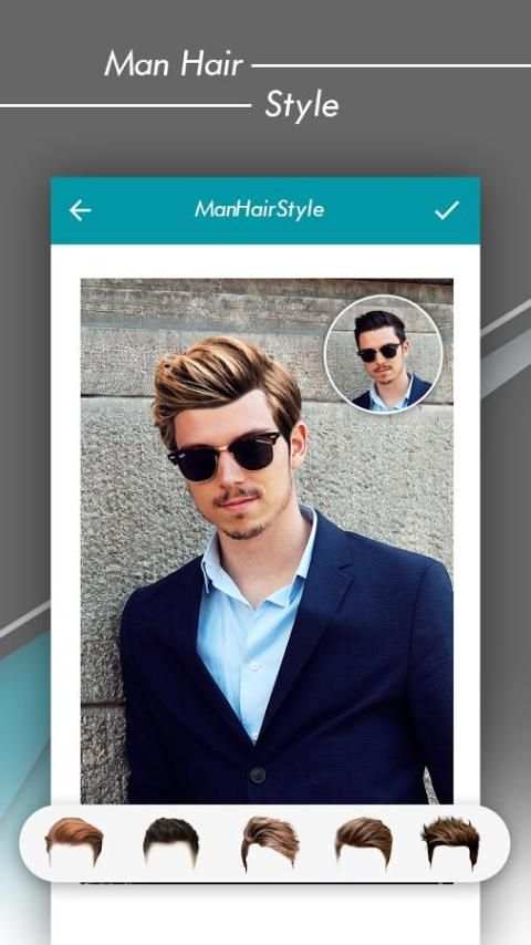 Men hairstyle set my face screenshot 2