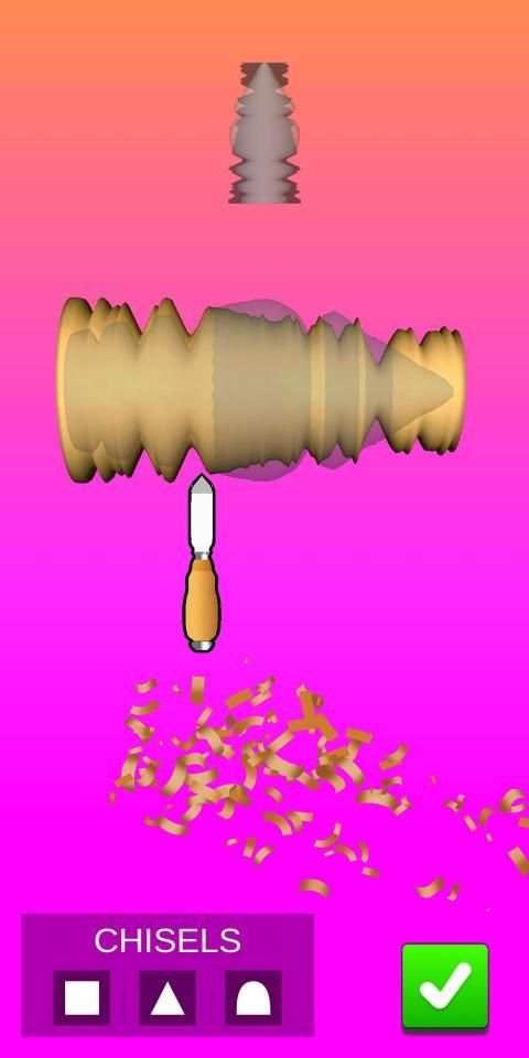 Wood Turner Lathe 3D screenshot 2