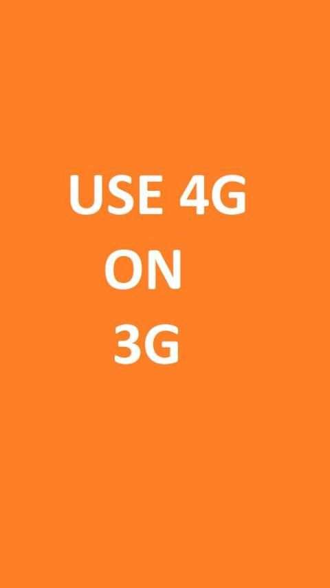Use 4g on 3G скриншот 1