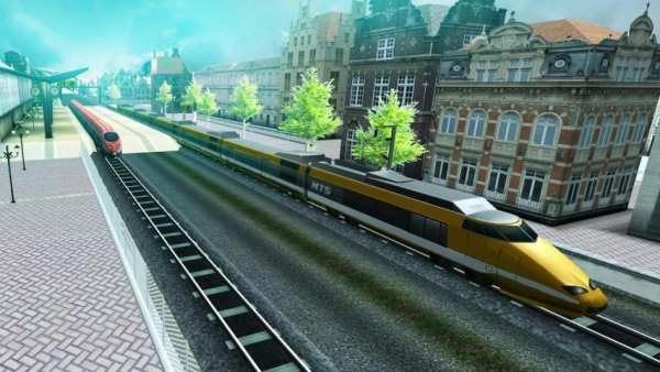 Euro Train Driving Games स्क्रीनशॉट 3