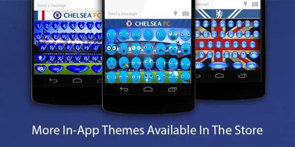 Chelsea Keyboard Emoji 1 تصوير الشاشة