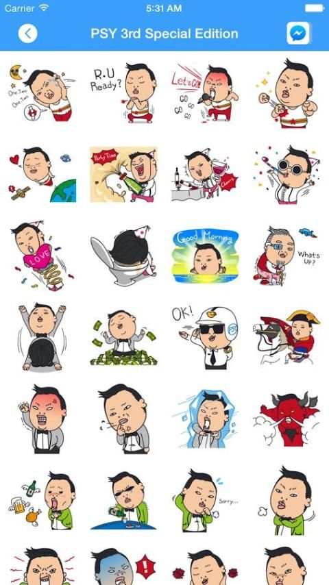 Total Stickers for Messenger screenshot 3