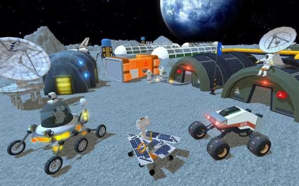 Space Mars Rover Simulator 3D : Moon Explorer screenshot 3