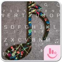 Music Notes Keyboard Theme