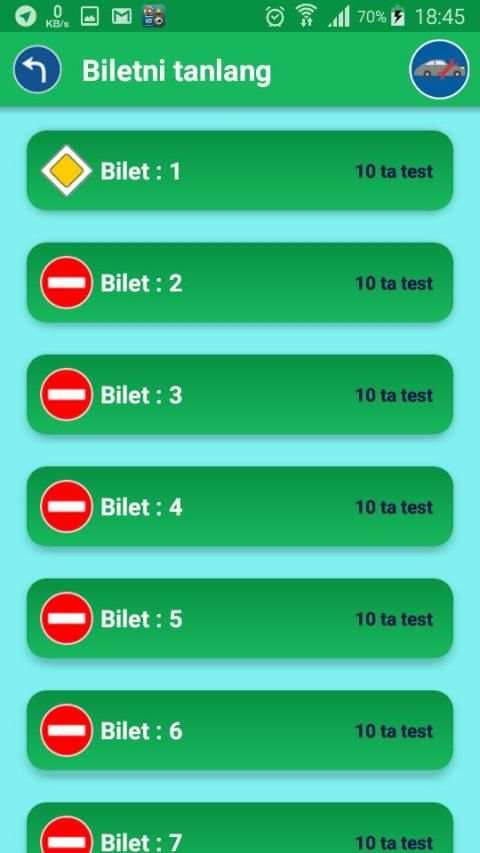 Avto Imtihon screenshot 6