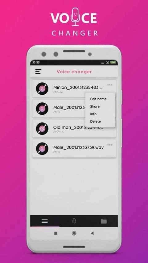 Voice changer - funny sound स्क्रीनशॉट 3
