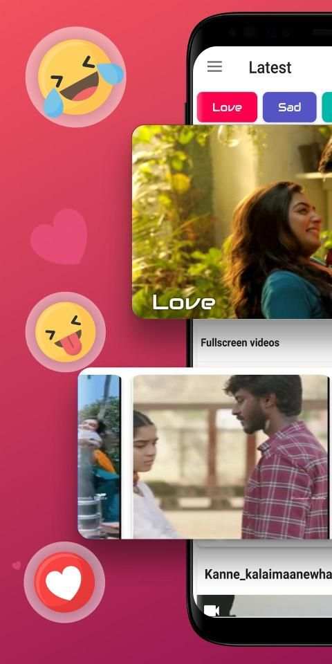 Tamil Status Video: love status tamil screenshot 2