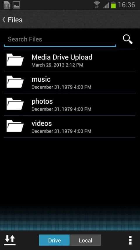 SanDisk Wireless Media Drive स्क्रीनशॉट 2
