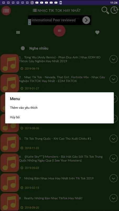 Nhac Tik Tok Hay Nhat स्क्रीनशॉट 2