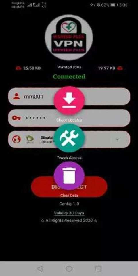 Royal VPN secure tunneling screenshot 1