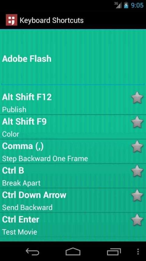 Keyboard Shortcuts Pro स्क्रीनशॉट 9