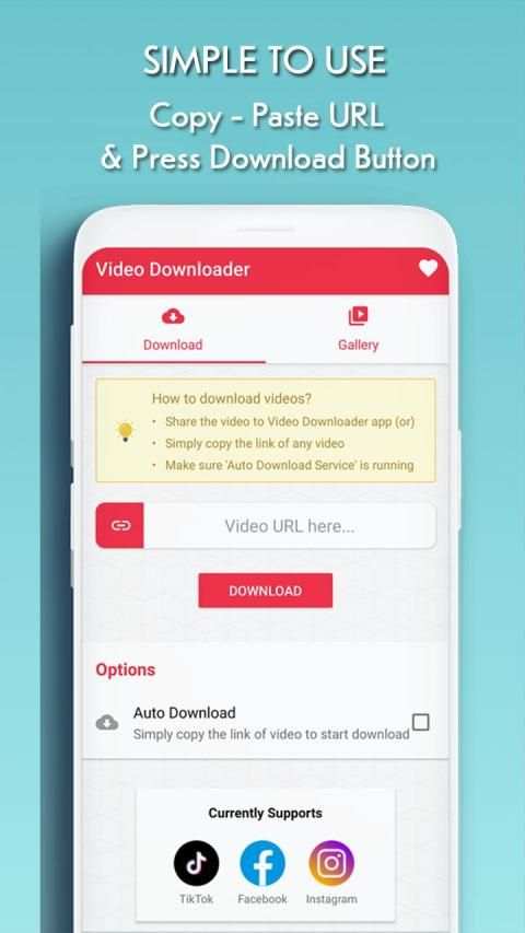 Video Downloader For Instagram, Facebook & TikTok screenshot 2