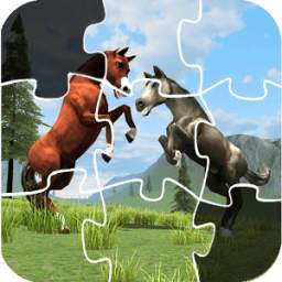 Horse Jigsaw Puzzles For Kids