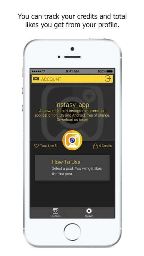 Instasy 4Like For Instagram screenshot 5