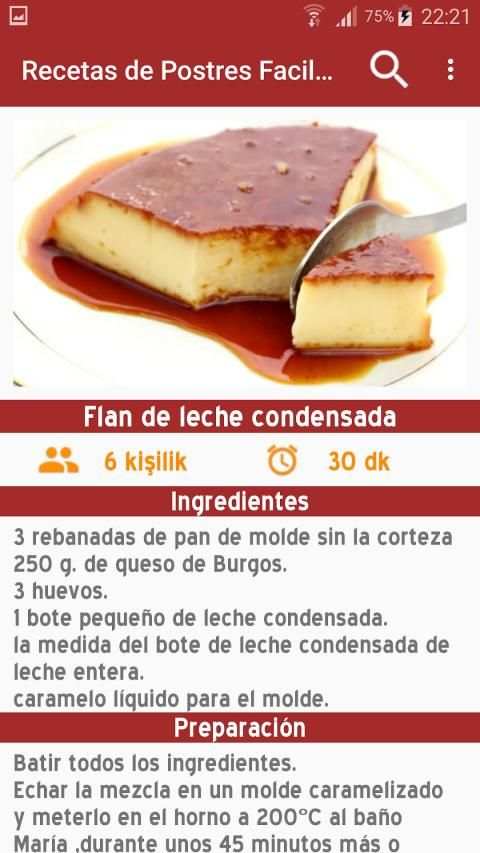 Recetas de Postres Faciles sin internet screenshot 3