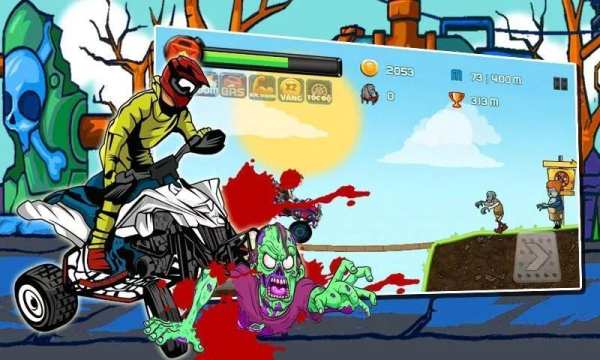 Dua Xe Zombie - Zombie Racing скриншот 3