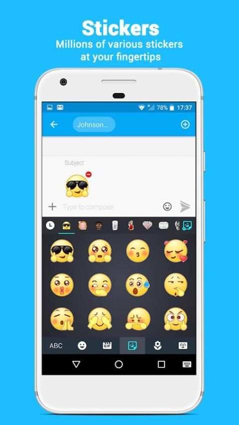 Smart Keyboard - WhatsApp GIF 7 تصوير الشاشة