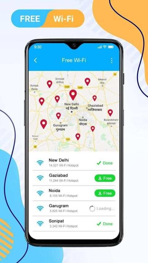 Free WIFI Finder Connection -Anywhere Map Connect screenshot 4