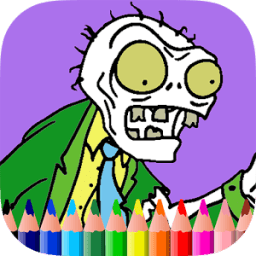 ikon Coloring book zombie for kid
