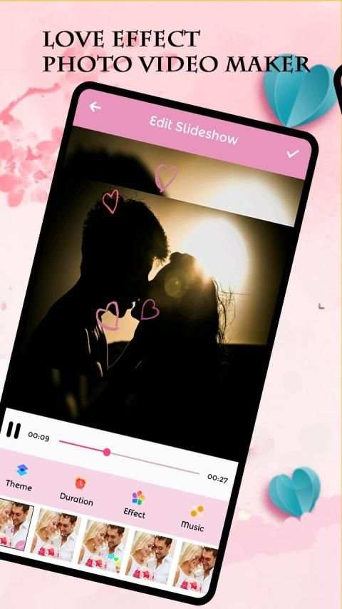 Love Effect Photo Video Maker स्क्रीनशॉट 2