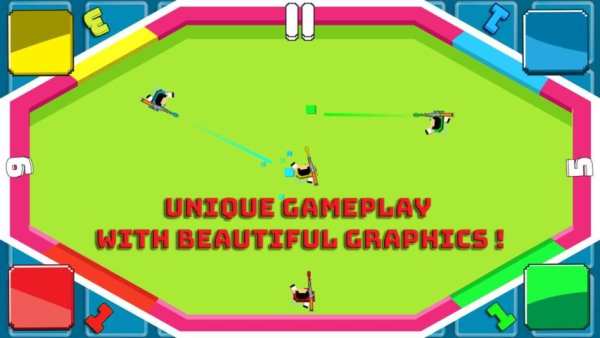 Funny Guns: 2, 4 Player Games screenshot 3