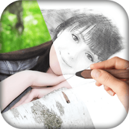 Pencil Sketch Photo أيقونة