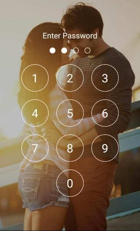 Couple Photo Lock Screen скриншот 3