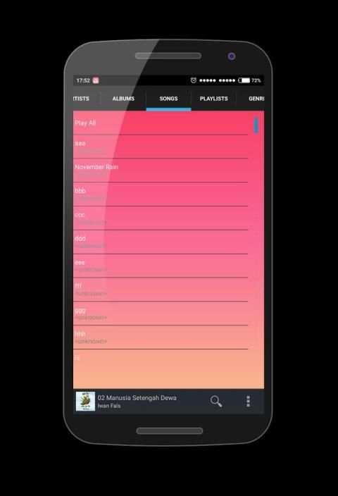 MP3 Music Player 4 تصوير الشاشة