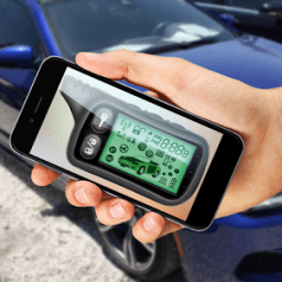 ikon alarm mobil simulator kunci