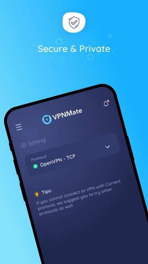 VPNMate - Free VPN & Proxy for Android स्क्रीनशॉट 2