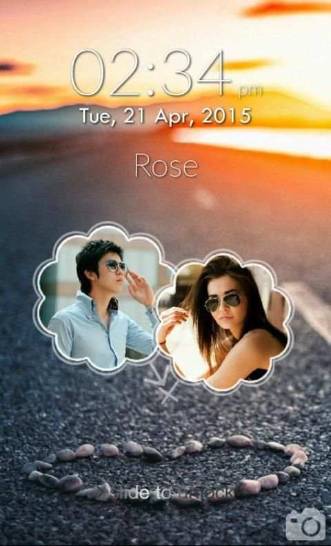 Couple Photo Lock Screen скриншот 6