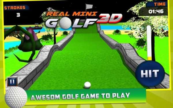 3D Mini Golf nyata screenshot 6