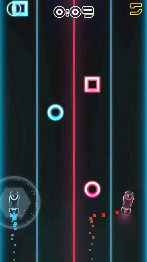 Glow 2 Cars स्क्रीनशॉट 3