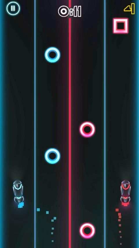 Glow 2 Cars स्क्रीनशॉट 2