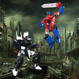 ikon Robot Transforming Fighting