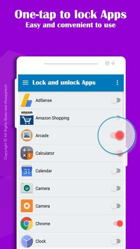 AppLock - FingerPrint Unlock скриншот 3