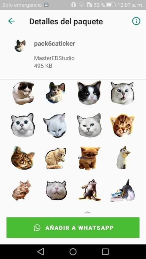 Nuevos Stickers memes gatos WhatsApp-WAStickerApps screenshot 5
